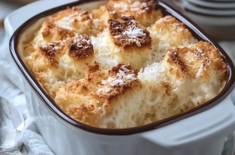 Coconut Bread Pudding