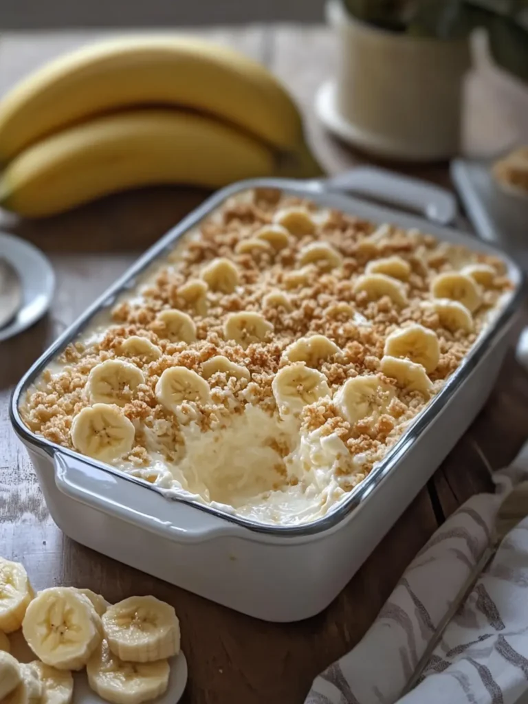 Banana Cream Lush Casserole: A Dreamy Treat for Dessert Lovers 4 Banana Cream Lush Casserole