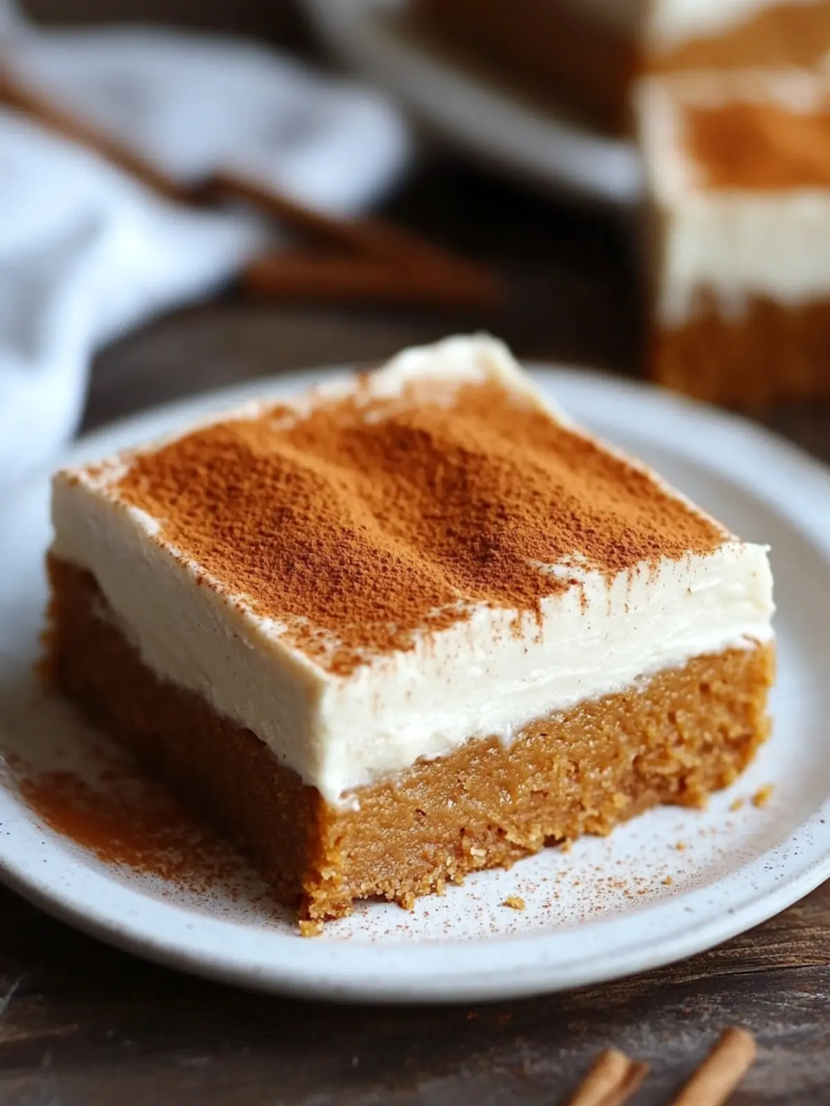 Irresistible Velvety Pumpkin Spice Bars with Cream Cheese Frosting 5 Velvety Pumpkin Spice Bars with Silky Cream Cheese Frosting