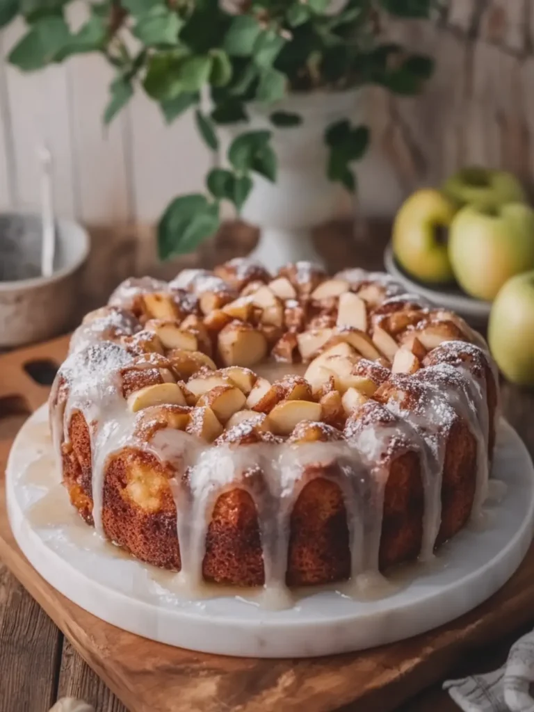 Sweet Apple Fritter Cake