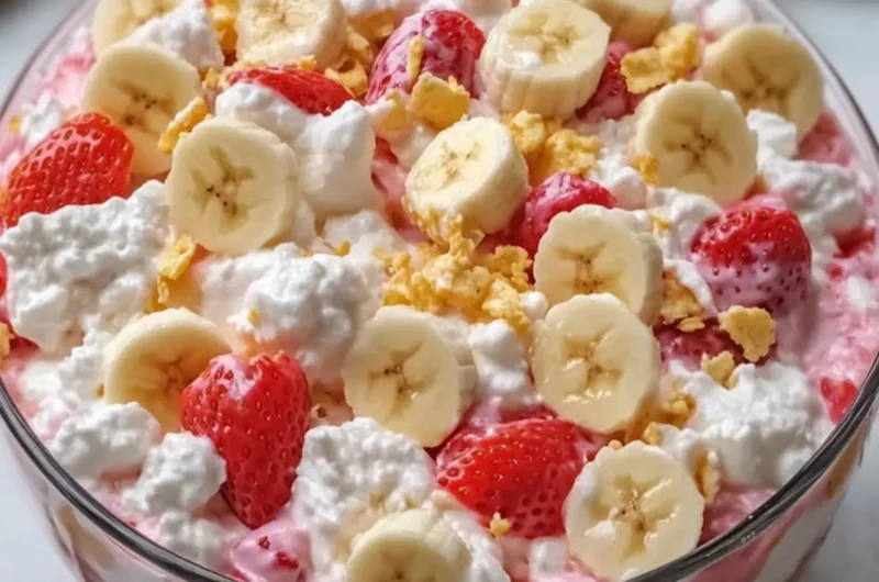 Strawberry Banana Fluff Salad