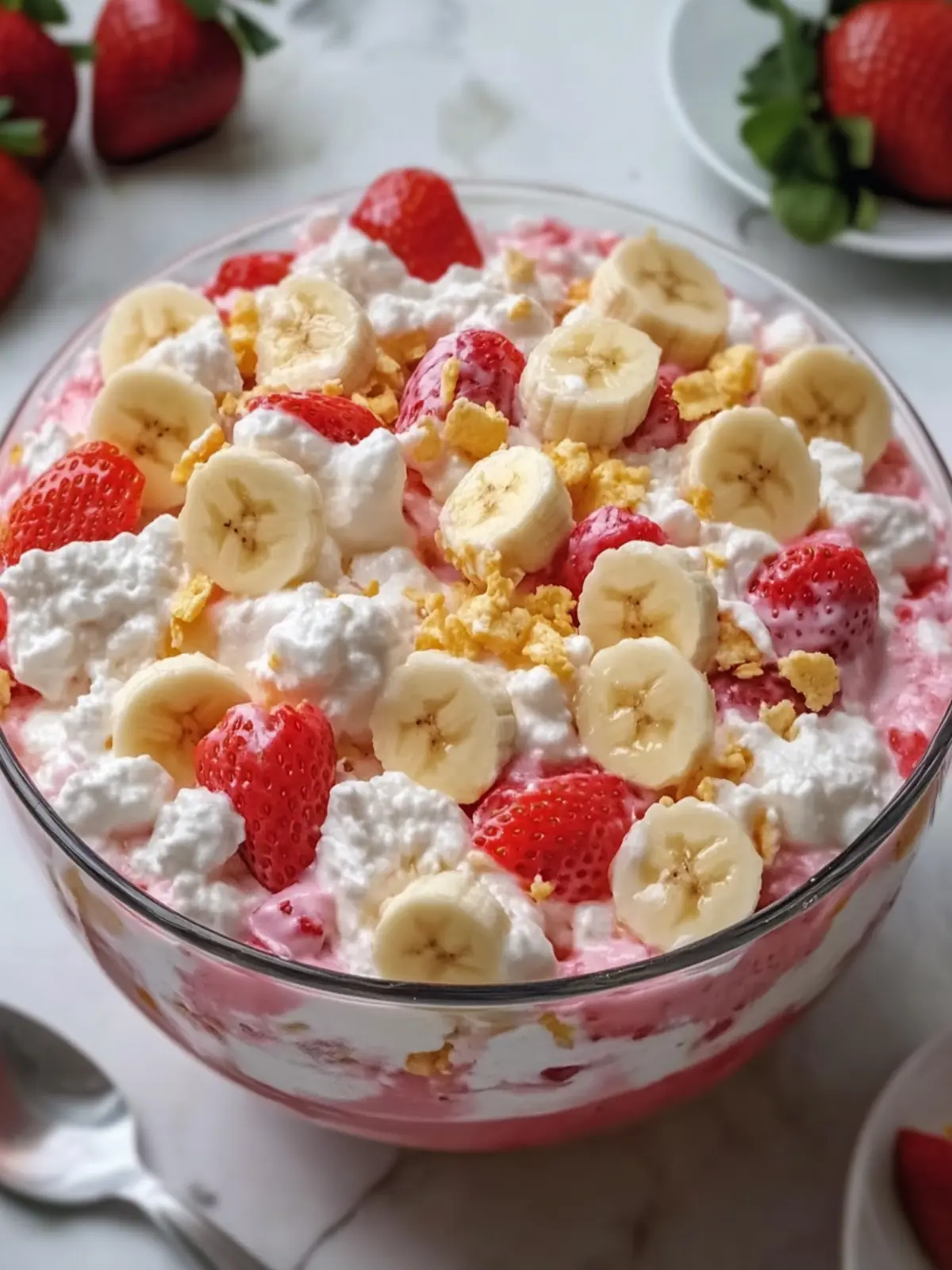 Delicious Strawberry Banana Fluff Salad Your New Favorite Treat 5 Strawberry Banana Fluff Salad