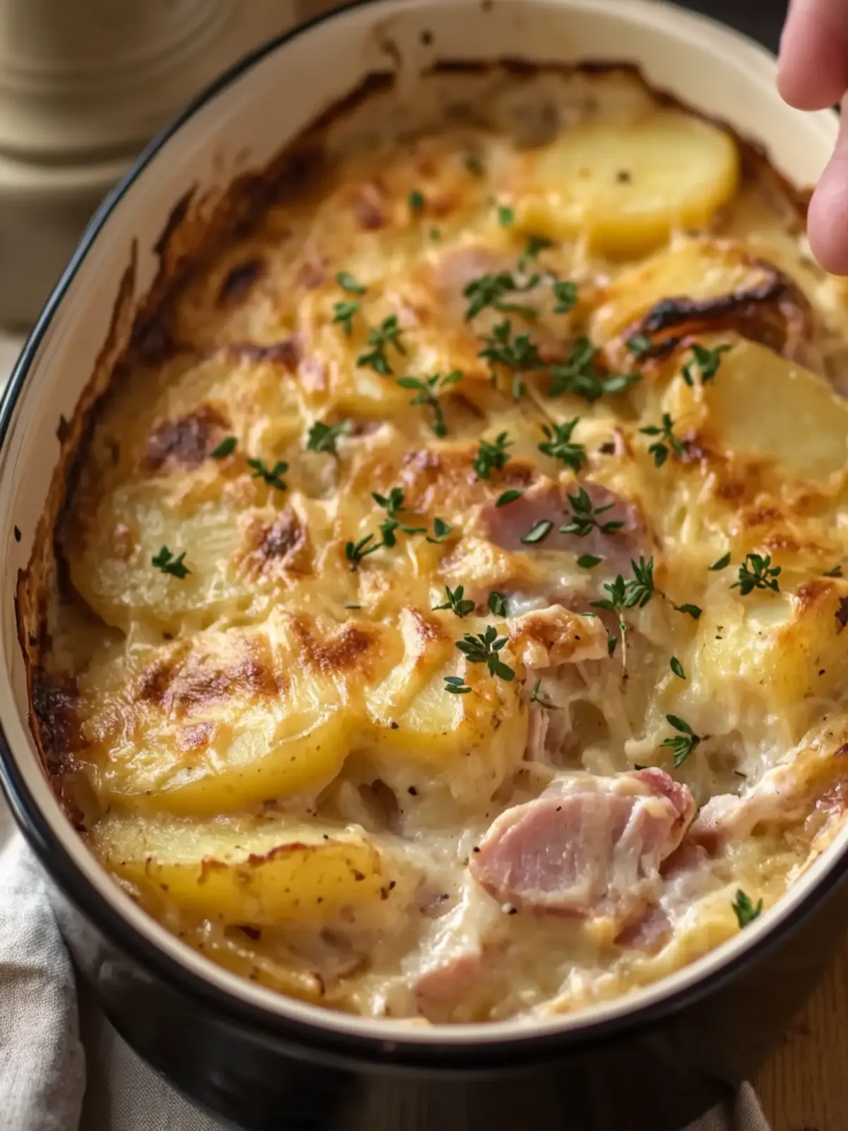 Creamy Slow Cooker Scalloped Potatoes and Chicken Ham Delight 5 Slow Cooker Scalloped Potatoes and Chicken Ham