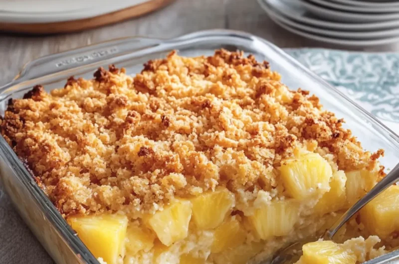 Pineapple Crunch Casserole