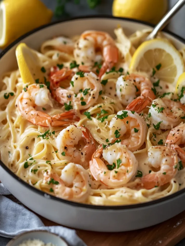 Lemon Garlic Shrimp Alfredo: A Creamy Delight at Home 4 Lemon Garlic Shrimp Alfredo