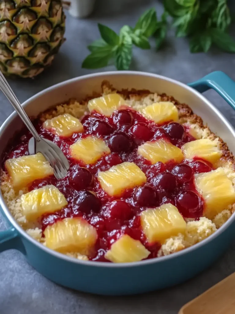 Sugar-Free Magical Cherry Pineapple Dump Cake You'll Love 3 Sugar-Free Magical Cherry Pineapple Dump Cake