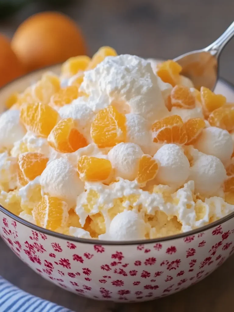 Dreamy Orange Creamsicle Fluff Salad for Summer Fun 2 Orange Creamsicle Fluff Salad