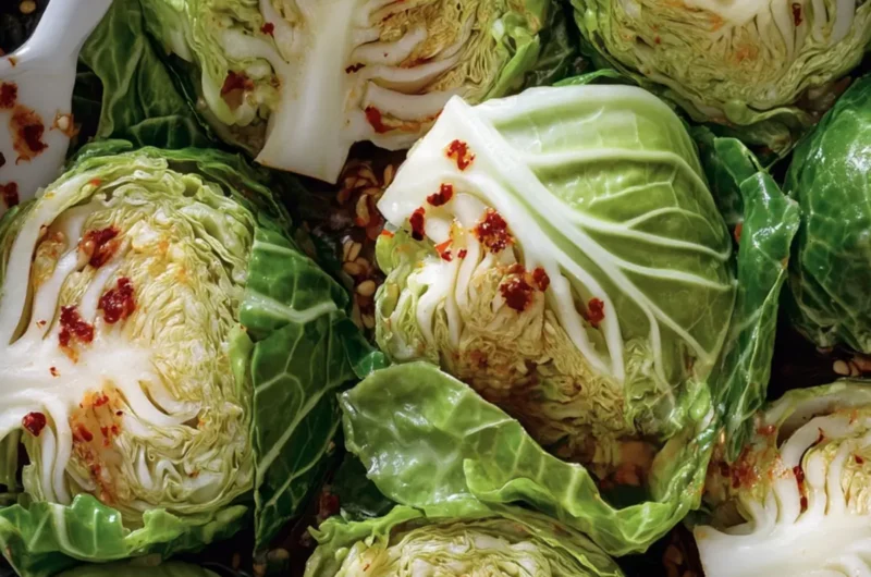 Spicy Garlic Cabbage