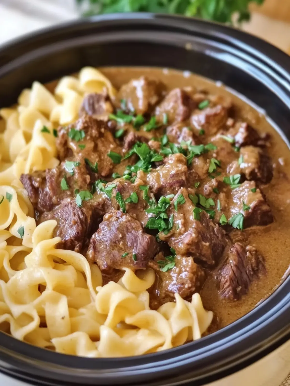 Crockpot Beef Tips & Noodles for Cozy Comfort Food Nights 5 Crockpot Beef Tips & Noodles