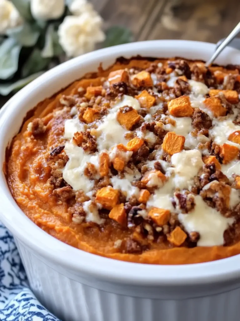 Crockpot Sweet Potato Casserole