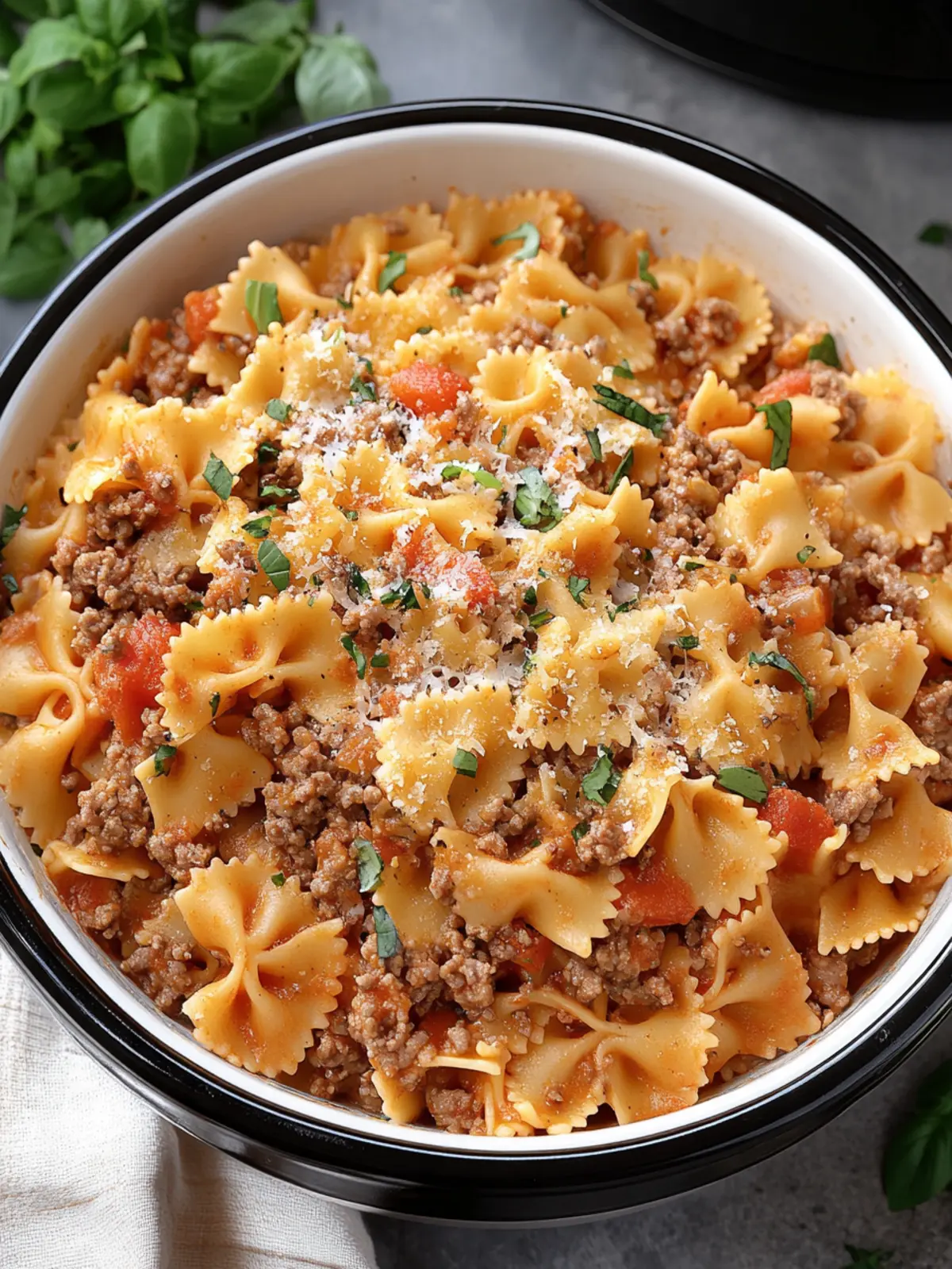 Crockpot Easy Pasta with Ground Meat and Cheese Delight 5 Crockpot Easy Pasta with Ground Meat and Cheese