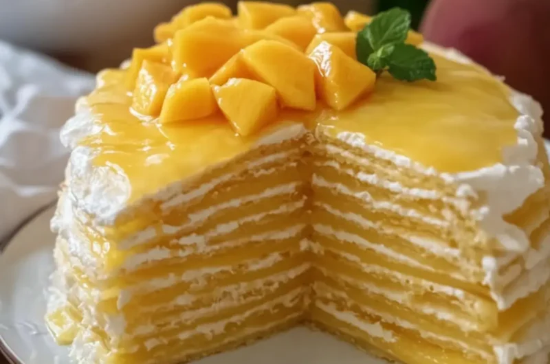 Mango Crepe Cake