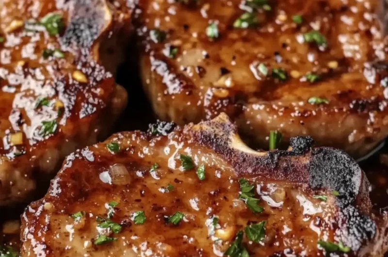 Slow Cooker Honey Garlic Pork Chops