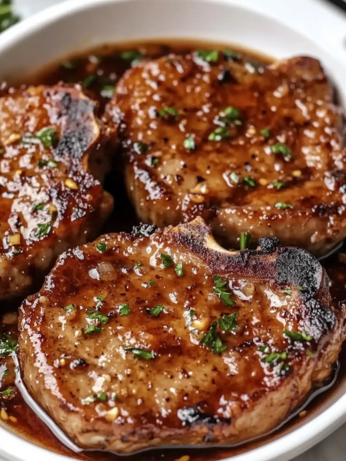Slow Cooker Honey Garlic Pork Chops