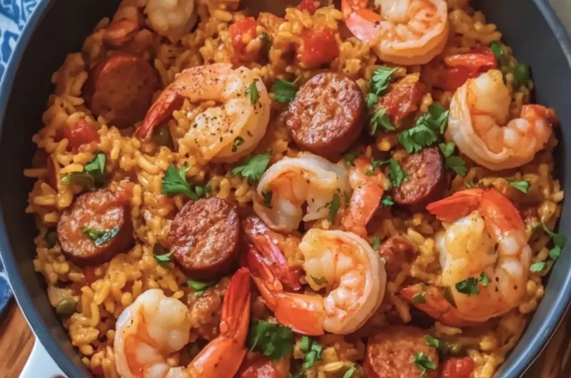 Loaded Shrimp and Sausage Jambalaya