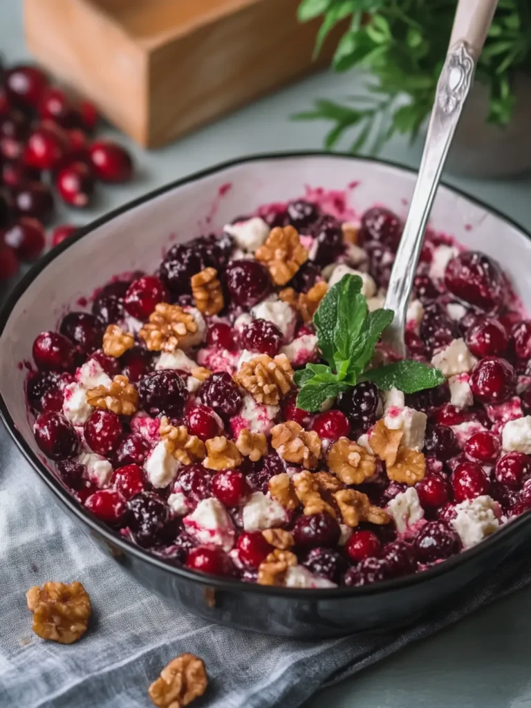 Cranberry Salad: Creamy Delight for Your Sweet Tooth 2 Cranberry Salad