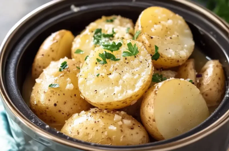 Crockpot Potatoes & Onions
