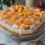 Peach Cobbler No-Bake Cheesecake That's Pure Bliss 17 Peach Cobbler No-Bake Cheesecake