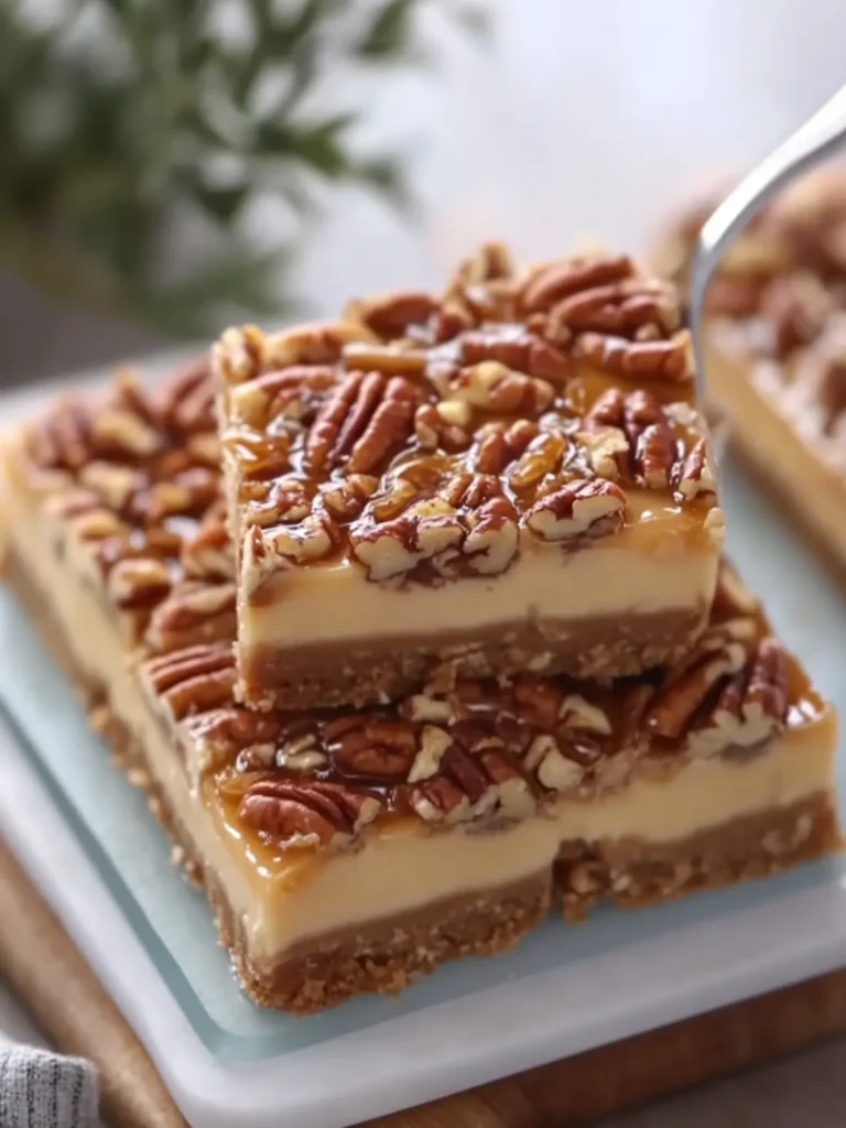 Decadent Salted Caramel Pecan Cheesecake Bars You'll Love 2 Salted Caramel Pecan Cheesecake Bars