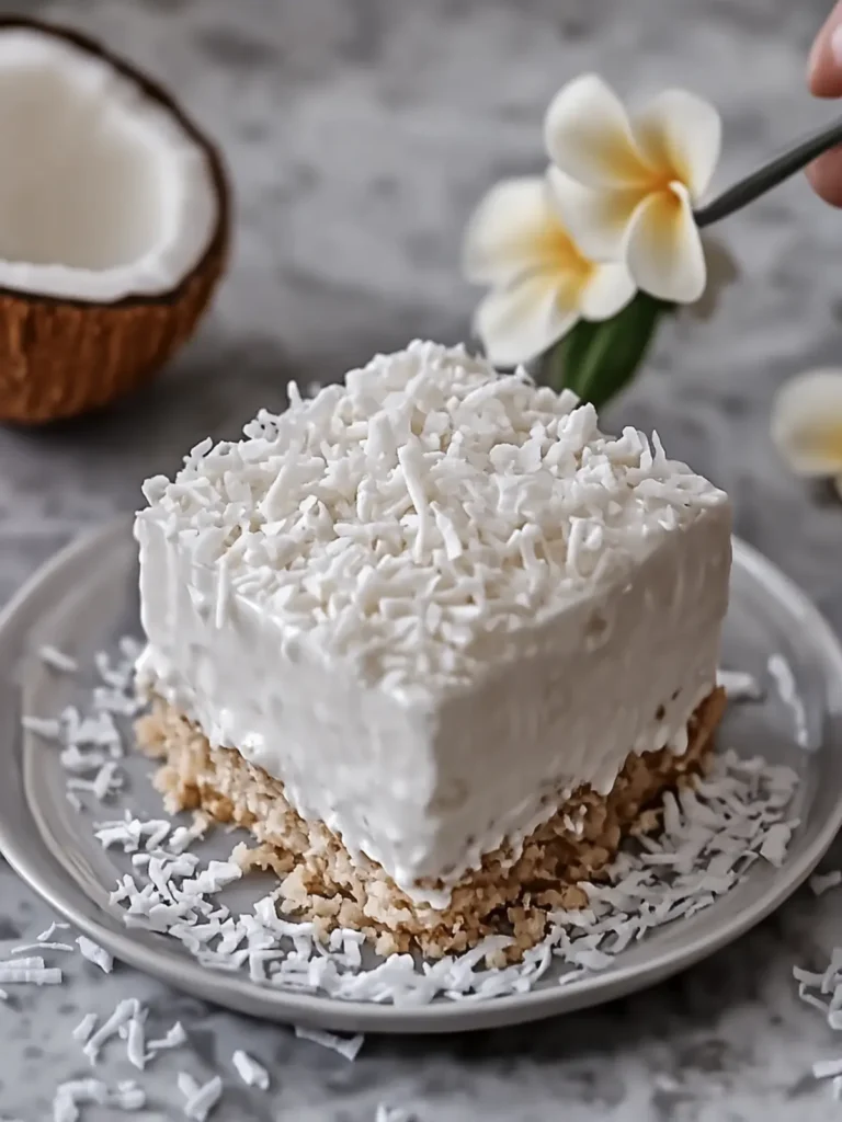 No-Bake Coconut Dream: Your Ultimate Tropical Indulgence 4 No-Bake Coconut Dream