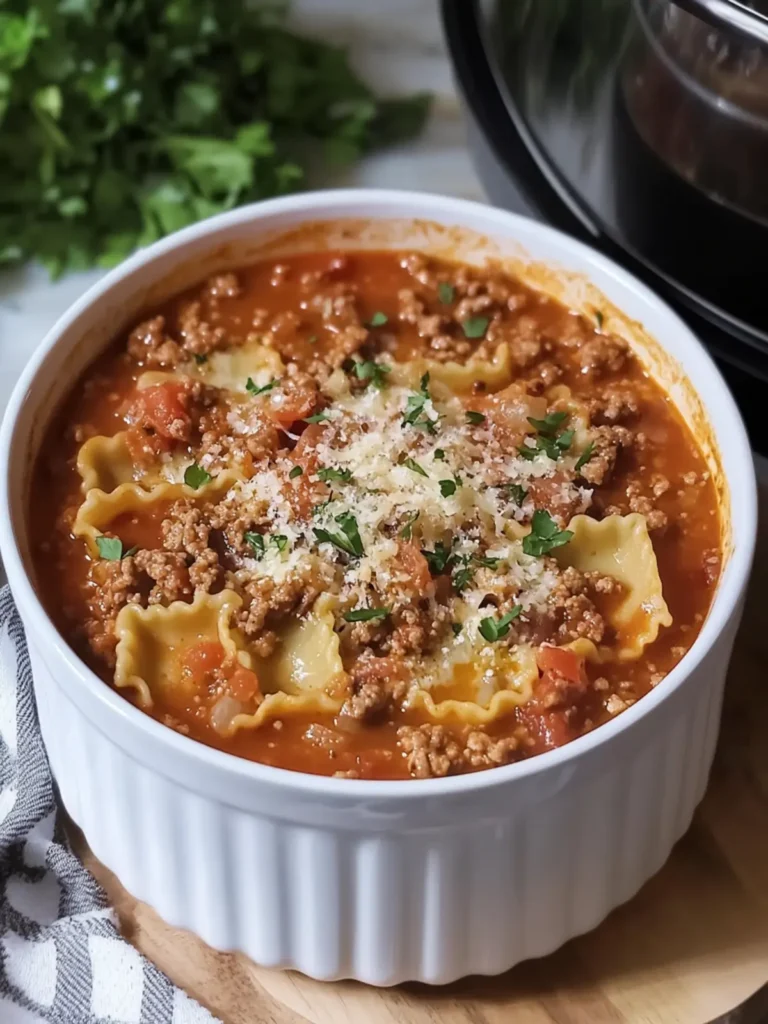 Savory Slow Cooker Lasagna Soup Your Family Will Devour 4 Slow Cooker Lasagna Soup