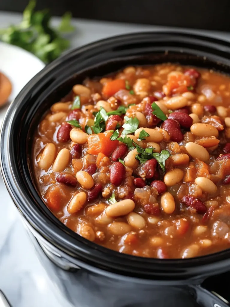 Savory Crockpot Cowboy Beans for Ultimate Comfort Food Nights 2 Crockpot Cowboy Beans