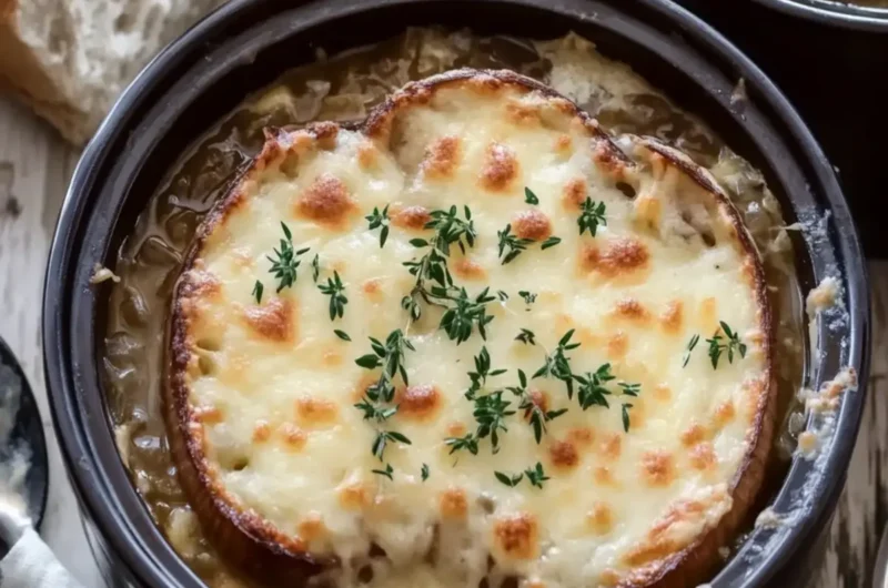 Slow Cooker French Onion Soup