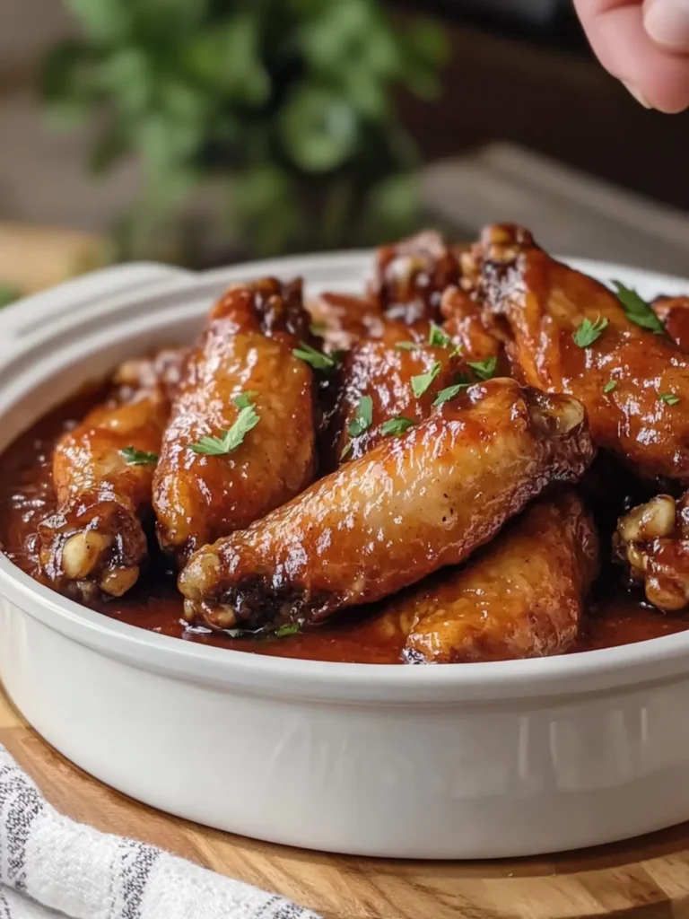 3-Ingredient Slow Cooker Poor Man's Tax Day Wings