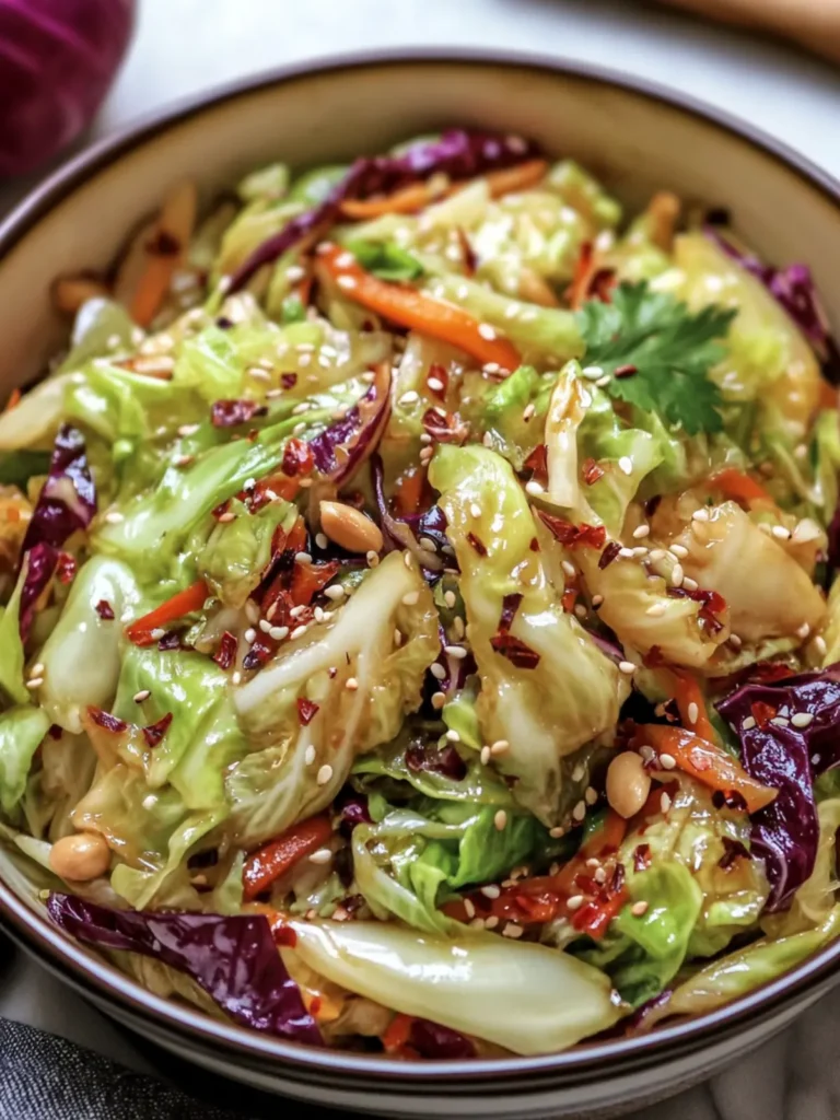 picy Cabbage Stir-Fry