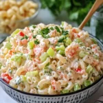 Creamy Crab and Celery Seafood Macaroni Salad for Summer Fun 17 Creamy Crab and Celery Seafood Macaroni Salad