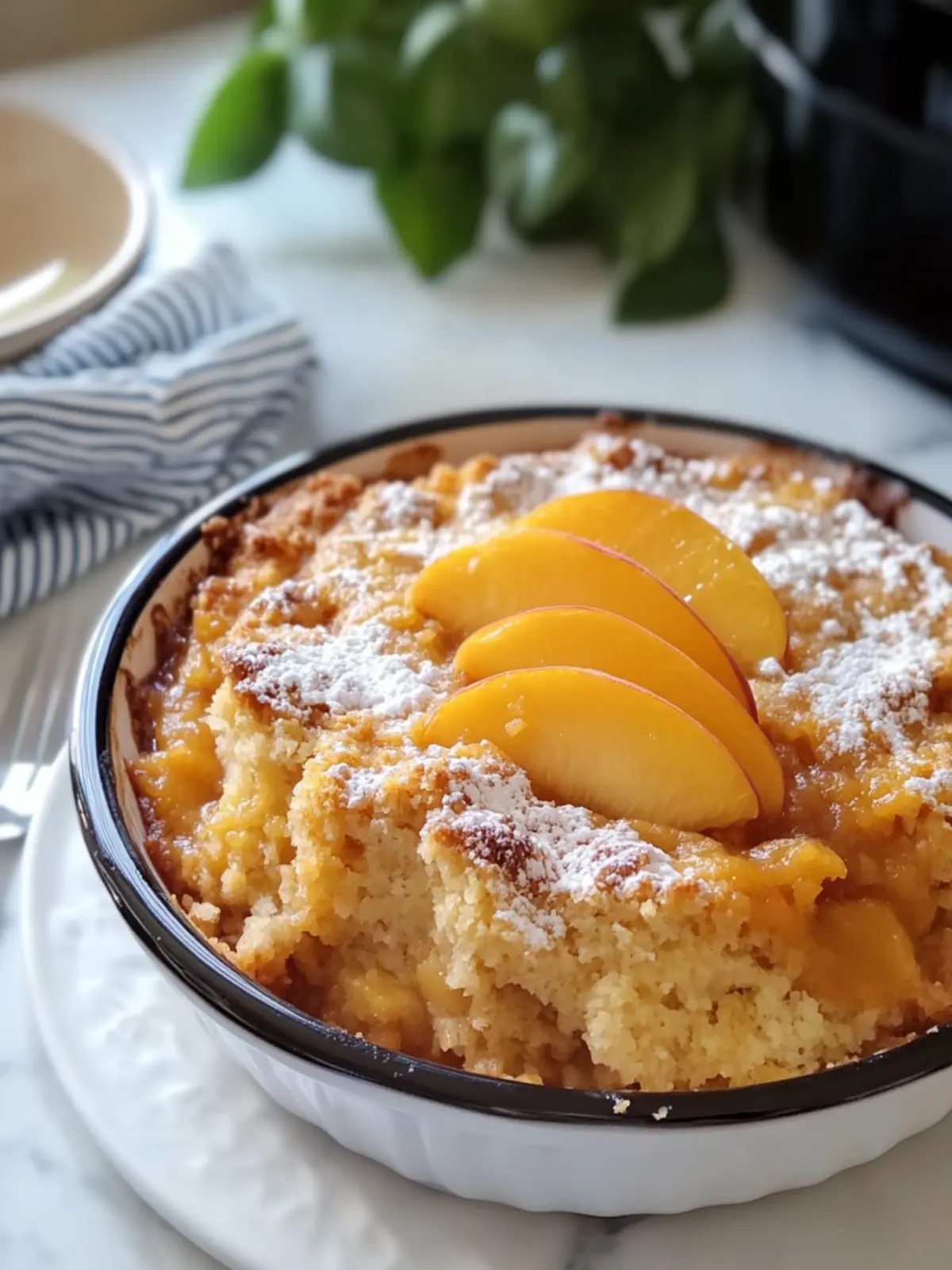 Crockpot Peach Cobbler Cake: Effortless Dessert Delight 5 Crockpot Peach Cobbler Cake