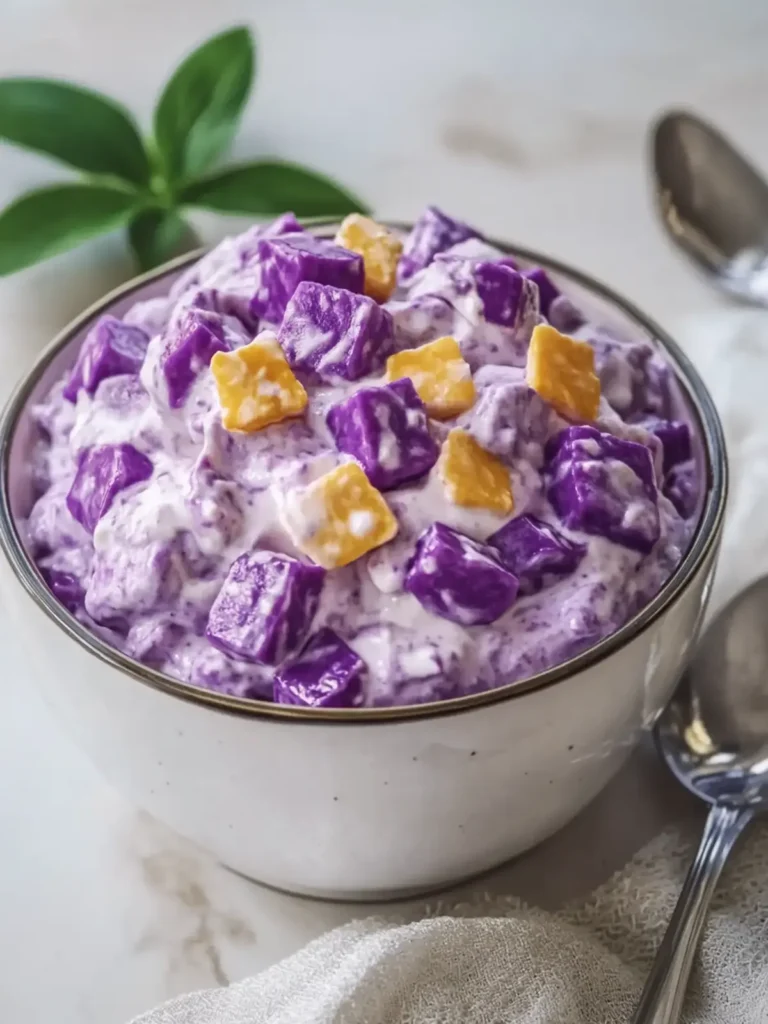 Creamy Ube Macapuno Salad: A Delightful Treat for Everyone 2 Creamy Ube Macapuno Salad