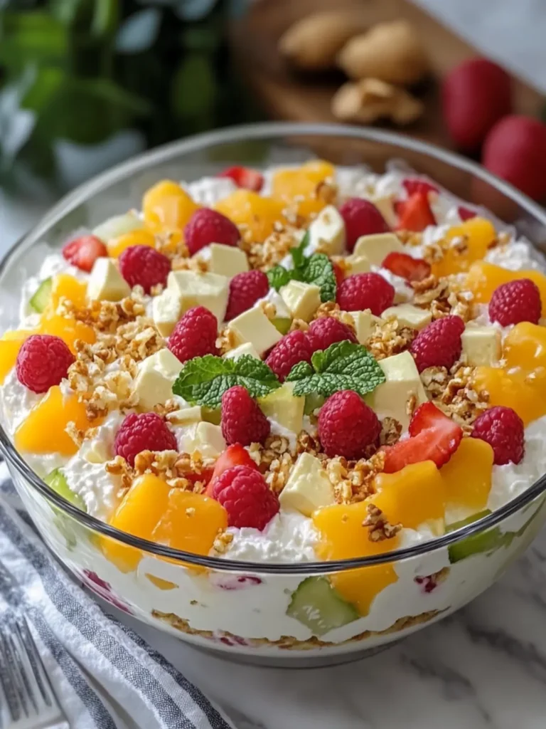 Easy Hawaiian Cheesecake Salad