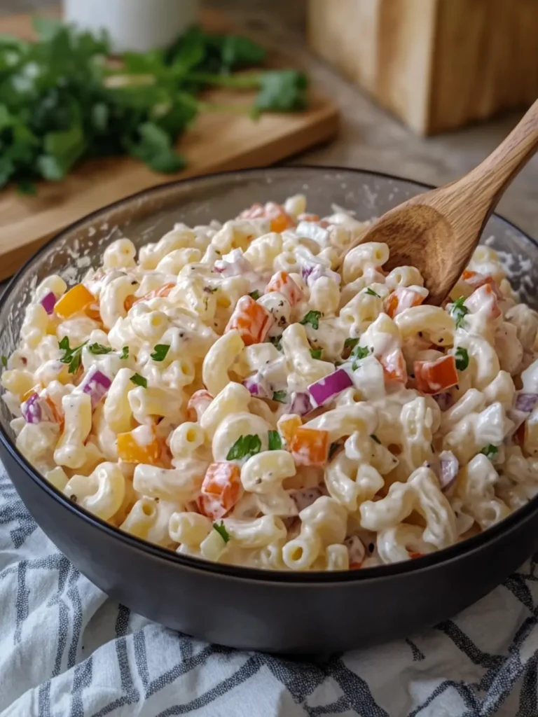 Creamy Easy Macaroni Salad That Everyone Will Love 3 Easy Macaroni Salad
