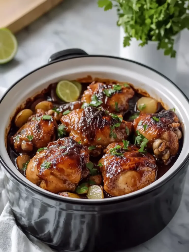 Slow Cooker Sticky Garlic Chicken Thighs That Wow Every Bite 4 Slow Cooker Sticky Garlic Chicken Thighs