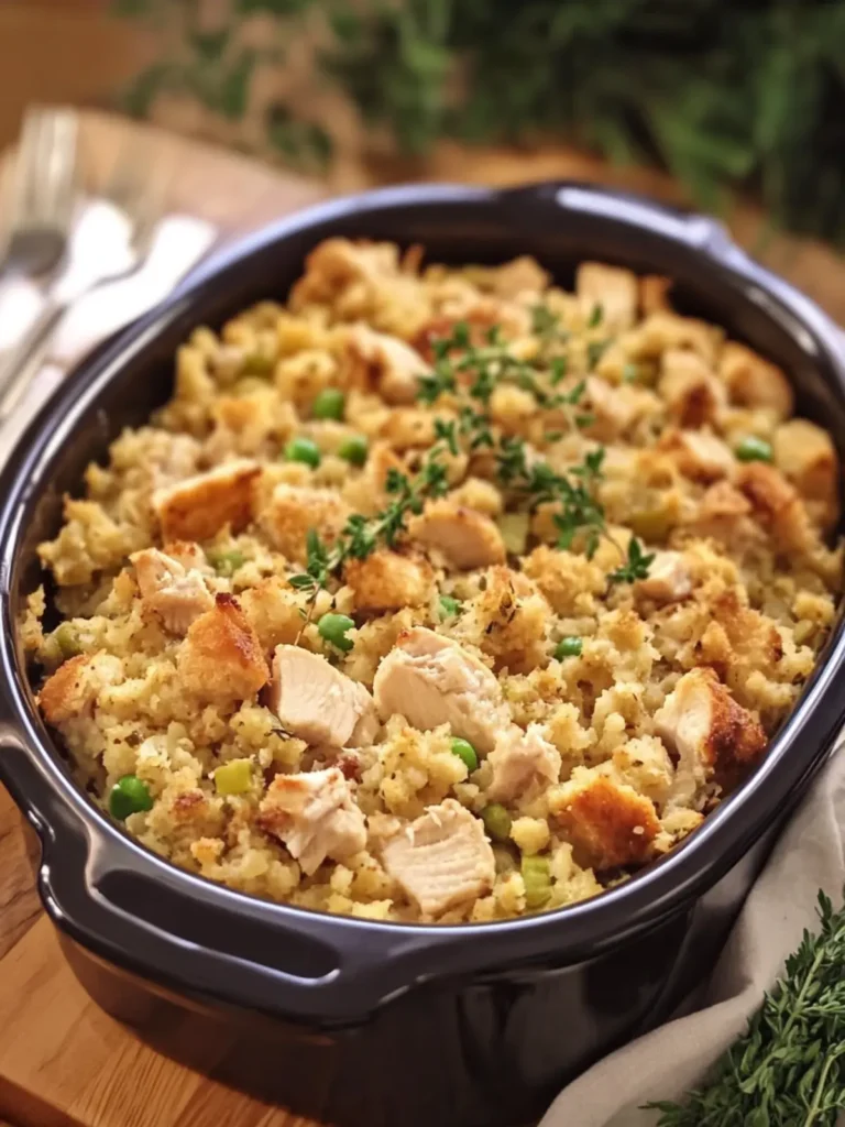 Dump and Go Chicken and Stuffing – Cozy Comfort Made Easy 3 Dump and Go Chicken and Stuffing – Easy Homestyle Comfort Dinner