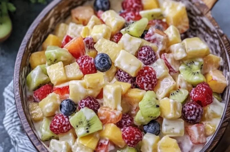 The Perfect Creamy Fruit Salad