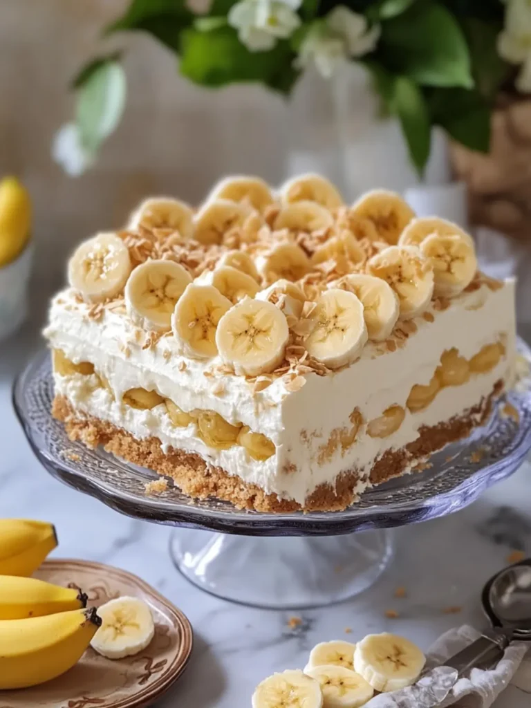 Creamy Banana Cheesecake Icebox Cake That Wows Every Bite 4 Banana Cheesecake Icebox Cake