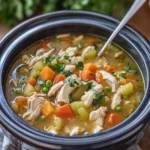 Healthy Slow Cooker Chicken Vegetable Soup Comfort in a Bowl 17 Slow Cooker Chicken Vegetable Soup