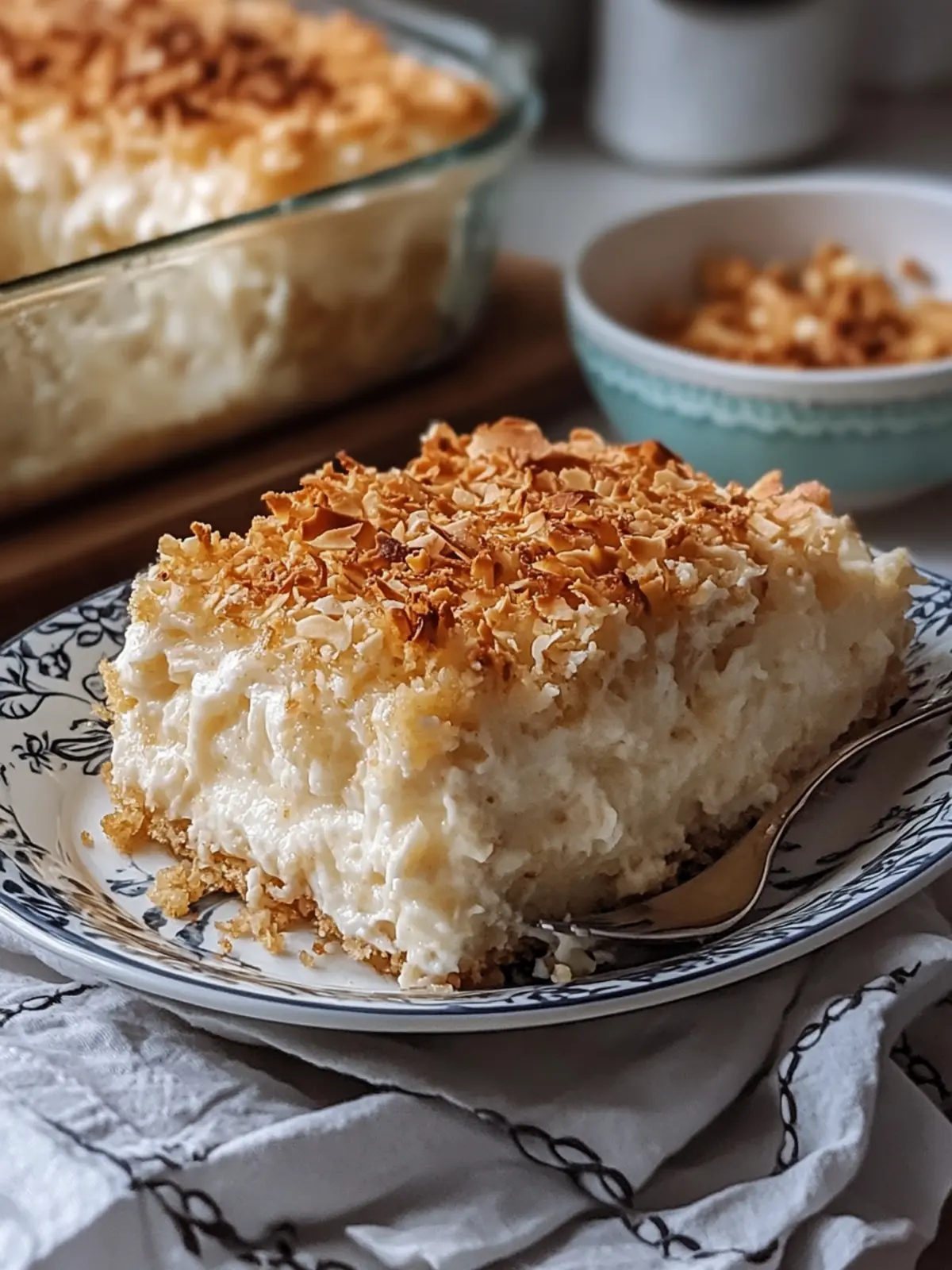 Irresistible Coconut Custard Dump Cake for Sweet Cravings 5 Coconut Custard Dump Cake