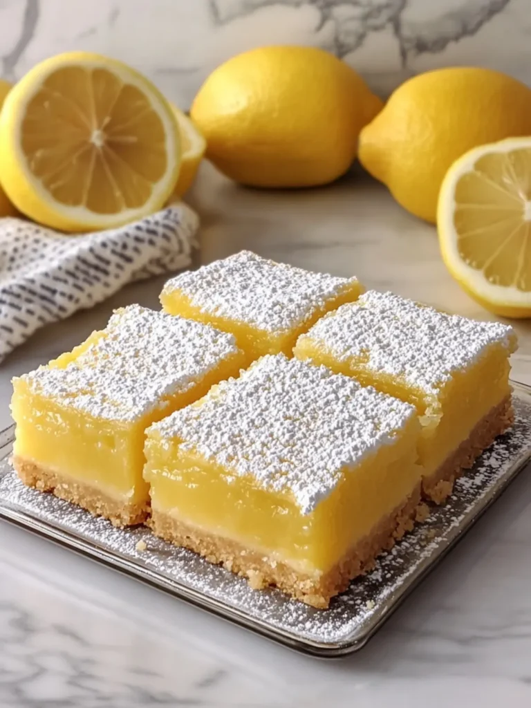 Deliciously Easy Lemon Bars That Brighten Up Your Day 4 Easy Lemon Bars