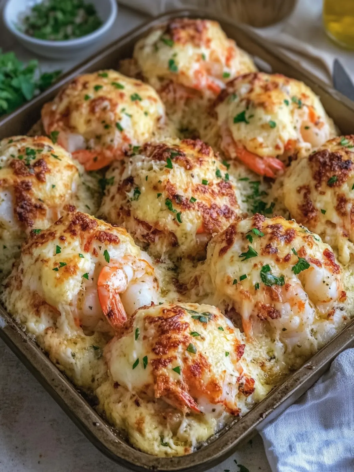 Cheesy Garlic Butter Crab and Shrimp Bombs to Impress Your Guests 5 Cheesy Garlic Butter Crab and Shrimp Bombs