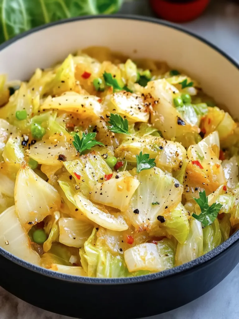 Sautéed Cabbage with Onions and Pepper for Cozy Comfort Cooking 3 Sautéed Cabbage with Onions and Pepper
