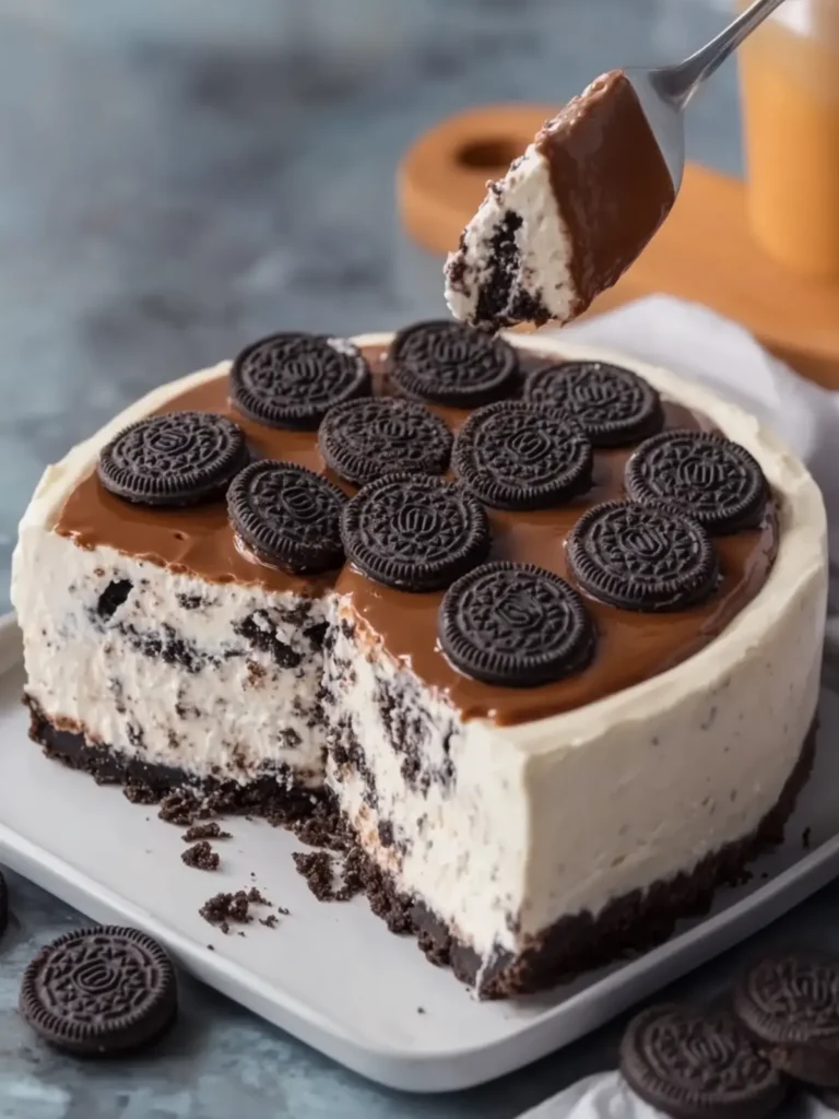 Protein Oreo Cheesecake Delight with Creamy Cottage Cheese 4 Protein Oreo Cheesecake (Cottage Cheese)