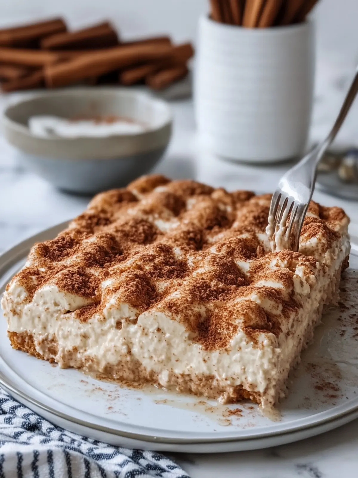 Cinnamon Cheesecake Casserole that Steals the Show! 5 Cinnamon Cheesecake Casserole
