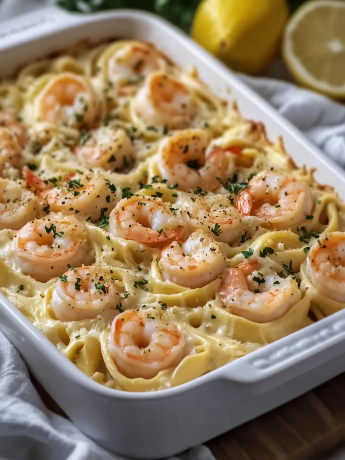 Shrimp Scampi Tortellini Bake: Comfort Food Bliss Awaits! 5 Shrimp Scampi Tortellini Bake