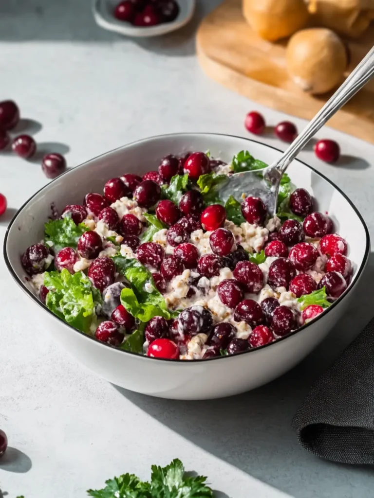 Cranberry Salad: Creamy Delight for Your Sweet Tooth 3 Cranberry Salad