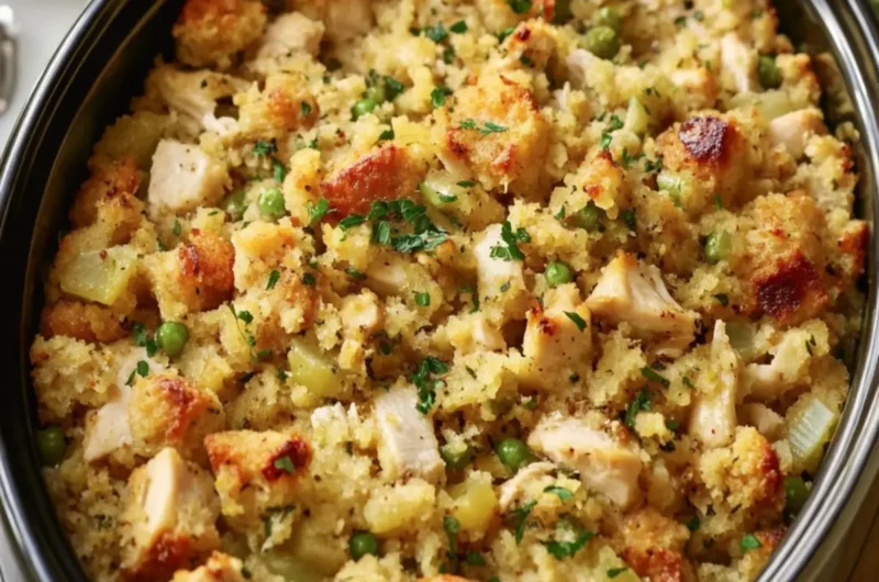 Crockpot Chicken and Stuffing