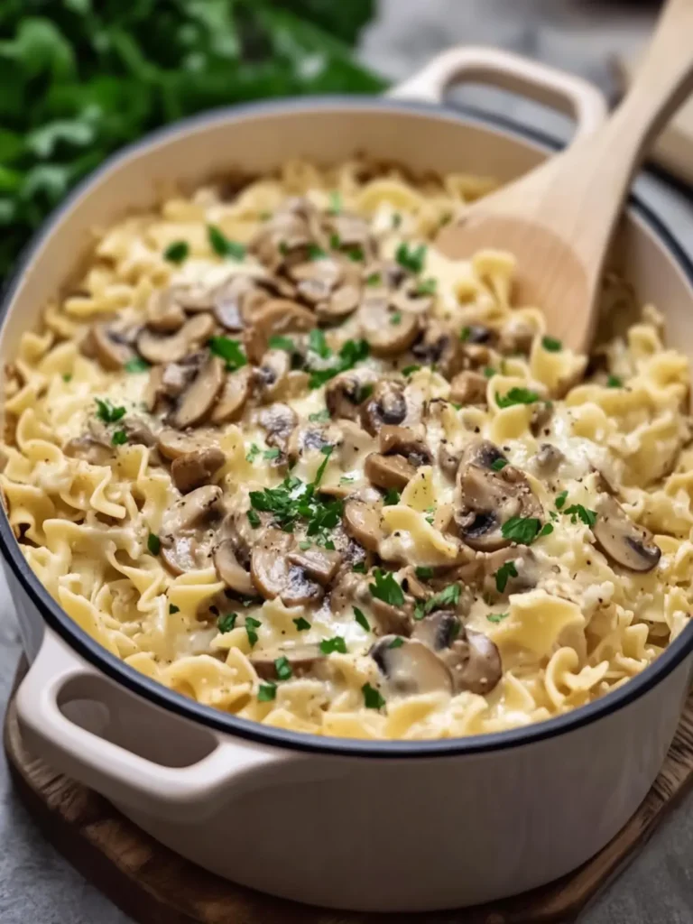 Creamy Mushroom Egg Noodle Casserole You'll Crave Again! 4 Creamy Mushroom Egg Noodle Casserole