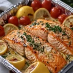 Creamy Garlic Herb Seafood Foil Packs – Easy Salmon Steaks Bliss 21 Creamy Garlic Herb Seafood Foil Packs – Easy Salmon Steaks Delight